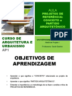 Aula - Projetos de Referencia - Conceito e Partido