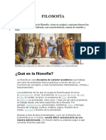 La filosofía, origen y preguntas fundamentales