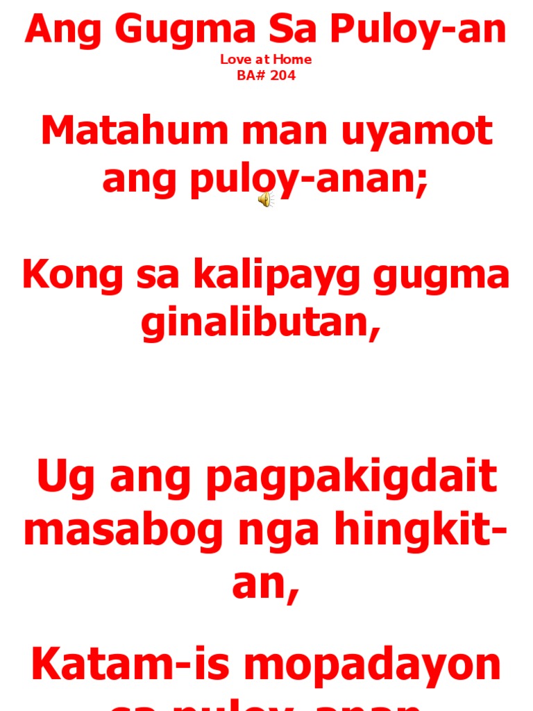 Ang Gugma Sa Puloy-An | PDF