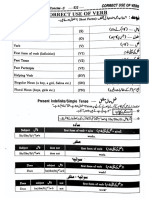 11th English Correct Use of Verb - Nauman Sadaf