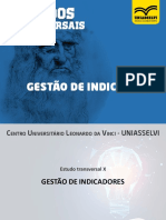 Estudo Transversal 10 Gestão de Indicadores