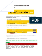 Analisis de Los Periodicos en Linea!!