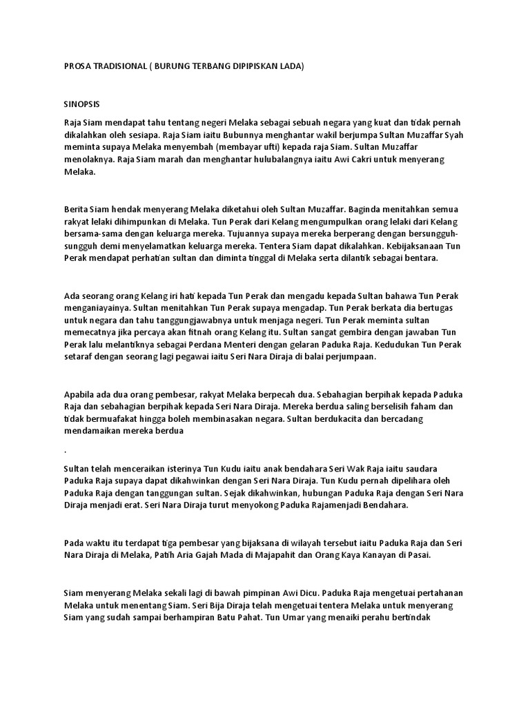 Prosa Tradisional | PDF