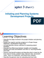 Chapter 3 (Part C) - Initiating and Planning Systems Development Projects