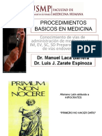 151752515 Inyectables y Venoclisis Dr Zarate Ppt