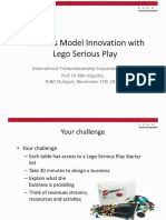 Business Model Innovation With Lego Serious Play