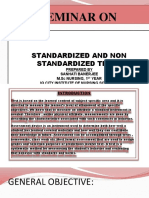 Standardized and Non Standardized Test