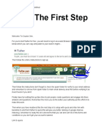 Take The First Step Fluther