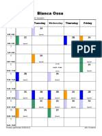 El Horario de Facundo