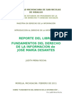 Fundamentos Del Derecho de La Información