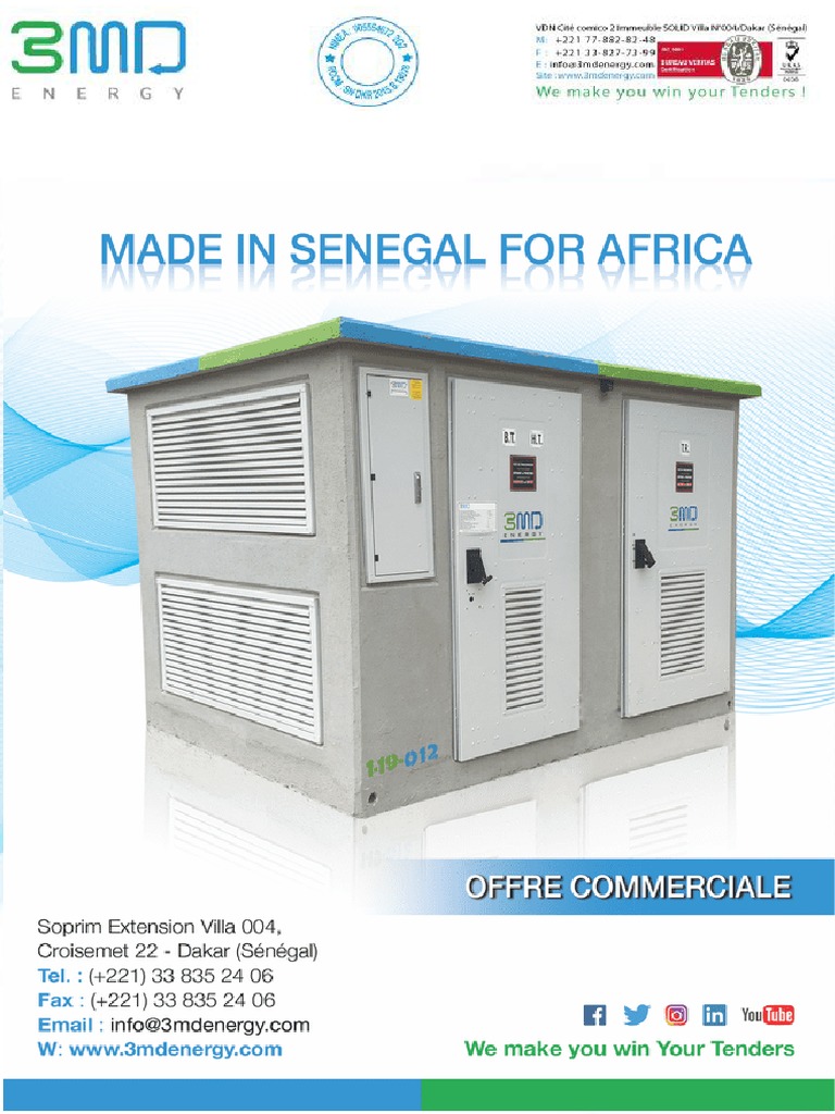 Solutions de Postes Préfabriqués 3MD Energy | PDF | Interrupteur ...