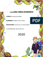 Primera Tarea Academica Psicologia