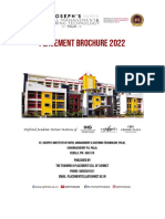 SJIHMCT - Placement Brochure 2022
