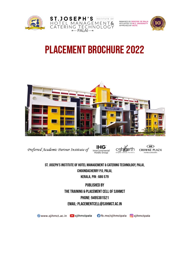 SJIHMCT Placement Brochure 2022 | PDF | Hotel
