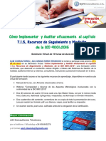 CURSO Como Implementar y Auditar Eficazmente El Capítulo 7.1.5 de ISO 9001-2015-3