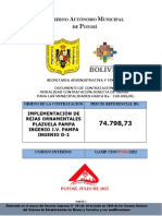 Implementacion de Rejas Ornamentales Plazuela Pampa Ingenio J.V. Pampa Ingenio D-2