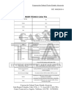 Estamos en El Aire - RIDER - TÉCNICO - 2022