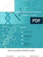Studiu Individual La Genetica-Maladii Genice Și Cromozomiale Rotari Maridana GR 46