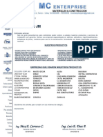 Consorcio JM, Carta de Presentacion - MC Enterprise