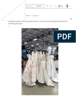 Goodwill Store Is Making Halloween Costumes by Adding Fake Blood To Wedding Dresses. - Mildlyinteresting