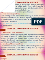 Complex and Compound Sentences 6