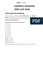 Nerd Cup - Ranking e Premiações