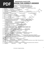 Basic Electrical Knowledge Test Answers | PDF | Volt | Watt