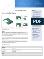 M.2 NGFF SSD (B-Key) To 2.5 In. SATA Open-Frame Housing Adapter