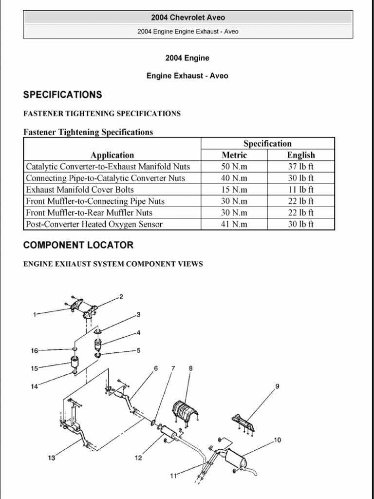 Engine Exhaust | PDF