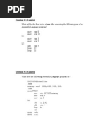 Assembly x86 Midterm