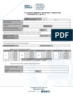 Formulario Licencia Ambiental