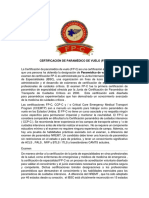 Certificación de Paramédico de Vuelo (FP-C)