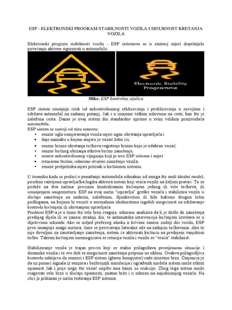 ESP I ABS | PDF