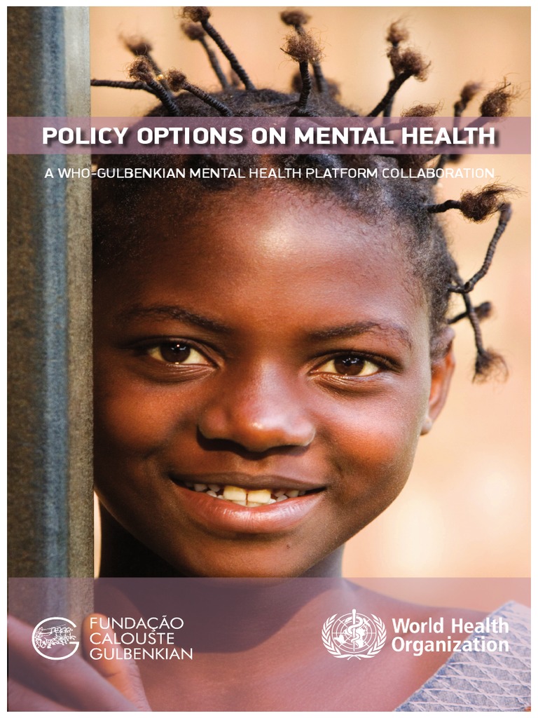 Policy Options On Mental Health | PDF | Mental Disorder | World Health ...