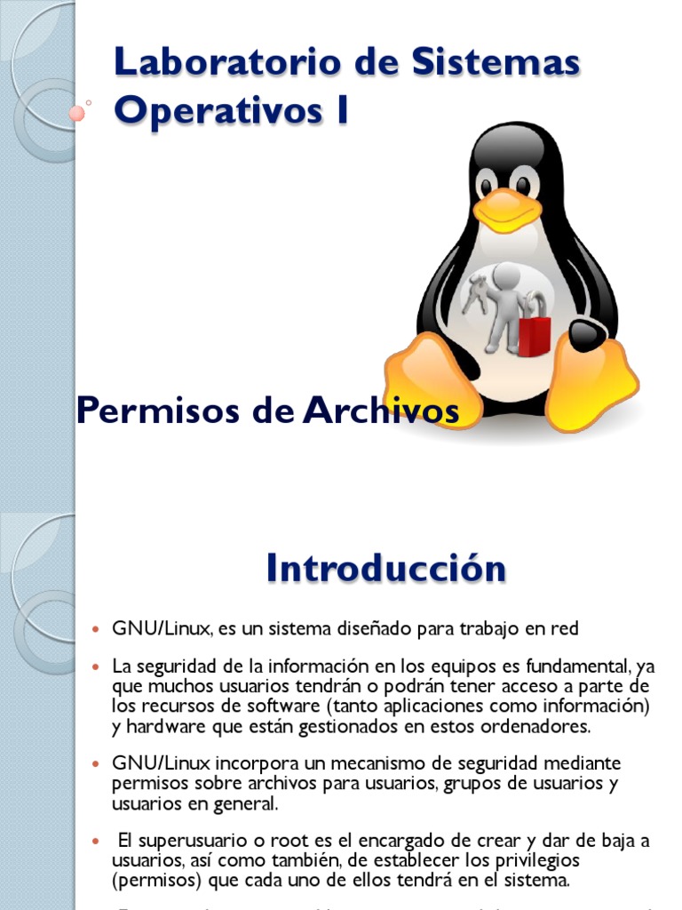 Permisos de Archivos en GNU/Linux | PDF | Archivo de computadora ...