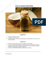 Fabricar lubricante casero con aceite de coco y manteca de cacao