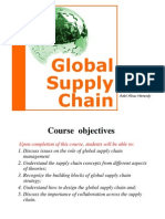 Global SCM Course Objectives and Key Concepts