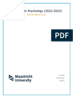 IPN - PSY 1021 Social Behaviour Course Manual BA 2022-2023 - v2