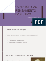 Bases históricas do pensamento evolutivo