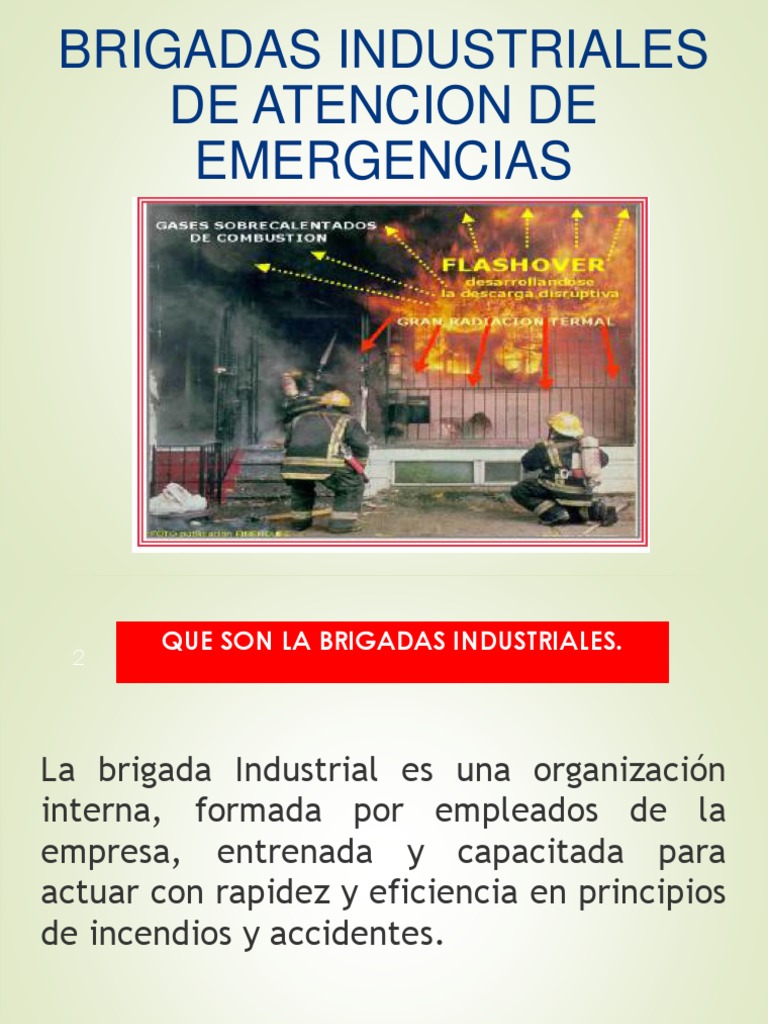 Brigadas Industriales para Emergencias | PDF | Seguridad y salud ...