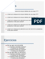 Ejercicios Subnet