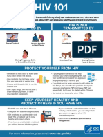 CDC Hiv Consumer Info Sheet Hiv 101