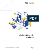 Guía de Aprendizaje Unidad 3 - Matemática - 2.1