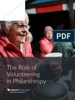 The Role of Volunteering in Philanthropy