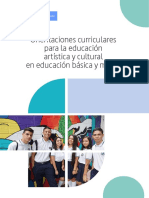 Orientaciones Curriculares para La Educación Artística y Cultural en Educación Básica y Media