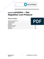 Gas Regulation Low Pressure Manual