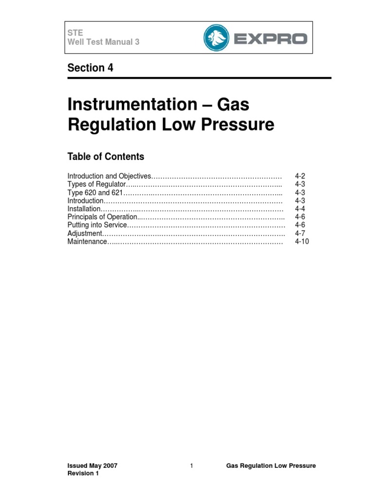 Understanding Low Pressure Gas Regulation A Guide to Installation