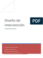 Diseño de Intervención de Área