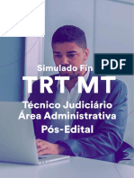 Simulado TRT-MT 2022 (Técnico Judiciário Área Administrativa)