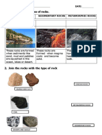 Types of Rocks Review